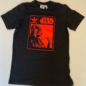 Adidas size medium black Darth Vader short sleeve shirt
